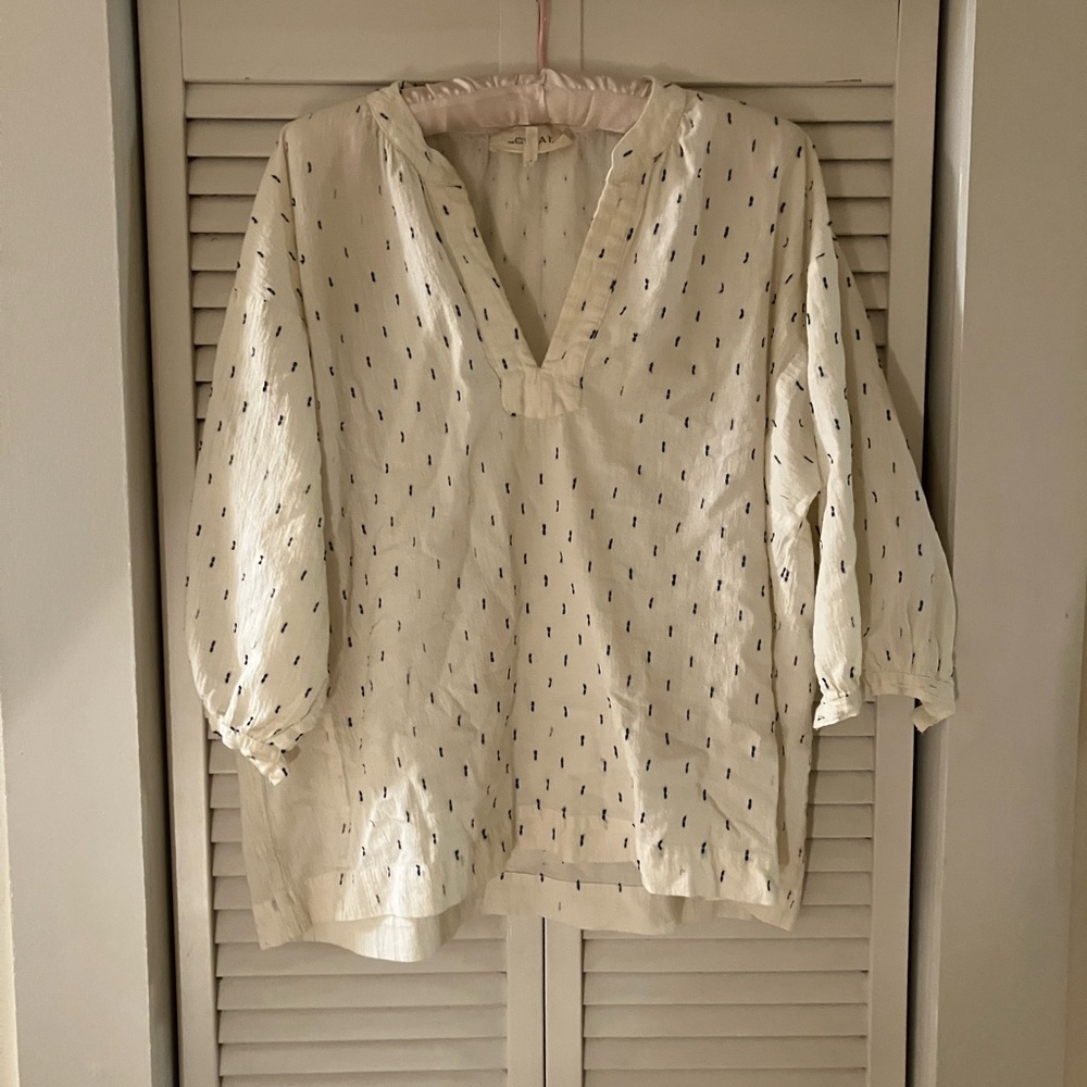The Great Flowy Cotton Blouse